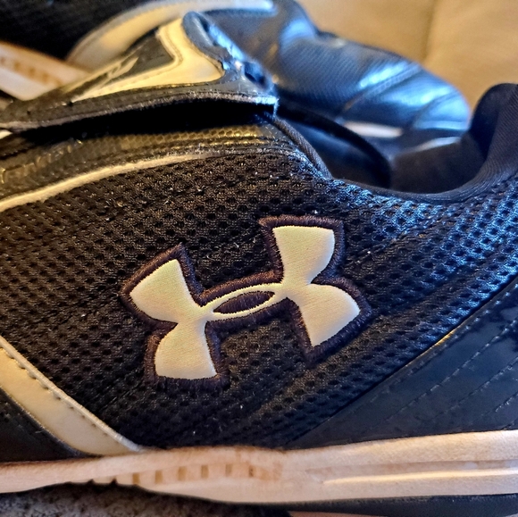 ☆HOST PICK☆ Under Armour Mens Cleats Size 10 Black main image 5